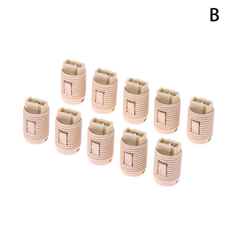 10Pcs G9 Lamp Holder Ring Lamp Bases G9 Lamp Socket With Plastic Shell Ceramic G9 Lamp Holder With M10 Plastic Bracket Lighting