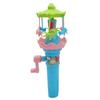 Interactive Glowing Carousel Toy Develop Hand Strength with Manual Joystick Rotates Lights Up Toy for Babies