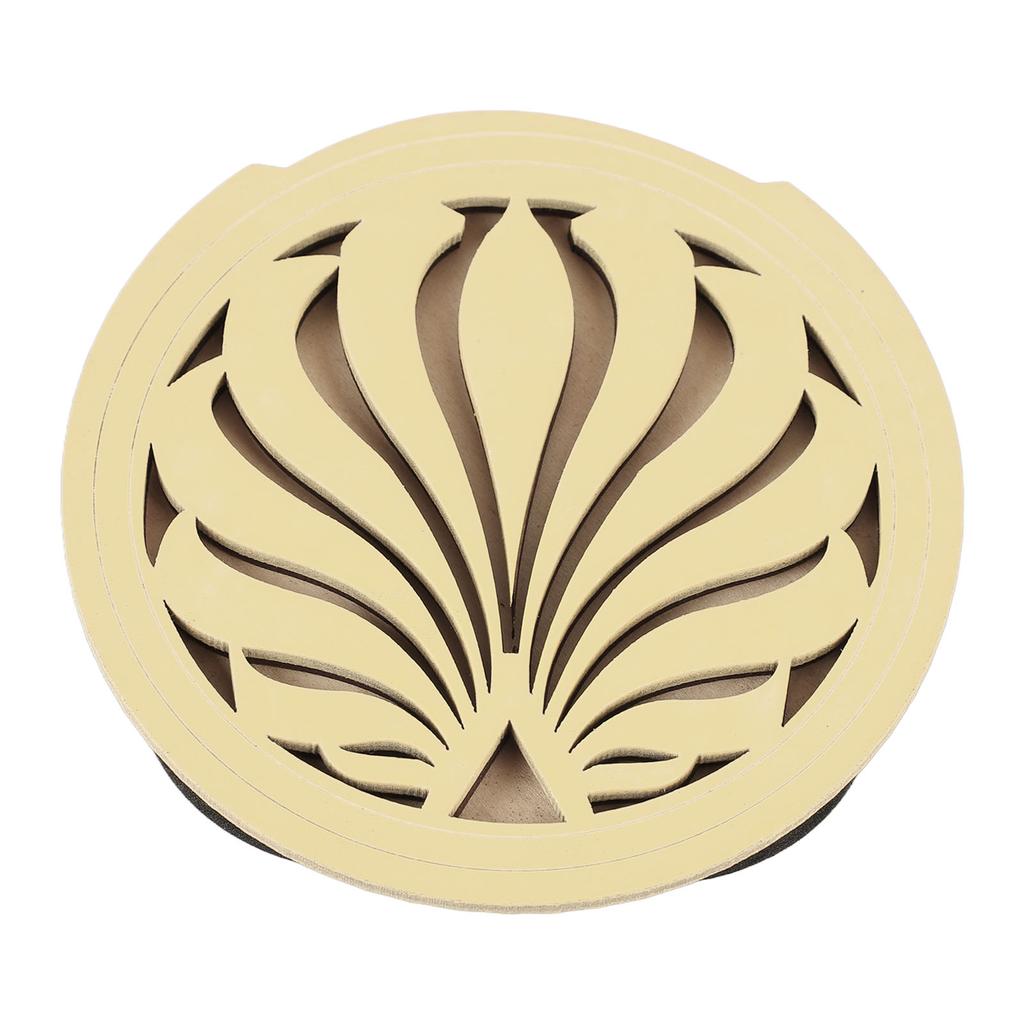 Sound Hole Cover Wood Reduce Feedback Dustproof Guitar Soundhole Cover for 41in Acoustic Guitar