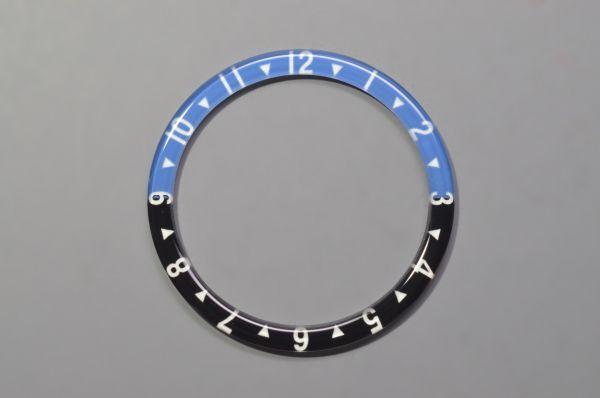 SEIKO Aftermarket Bezel Flat Dome Black x Black Boy SKX007 SRPD SBSA 6309 [ Part] Insert, Glass, Blue, Batman, Luminous, GMT