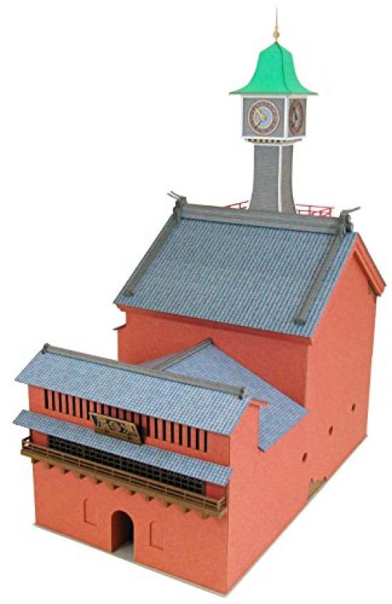 Sankei Miniatur-Bastelset Studio Ghibli Serie Chihiros Reise ins Zauberland Uhrturm Maßstab Papierbasteln 1/150 MK07-27