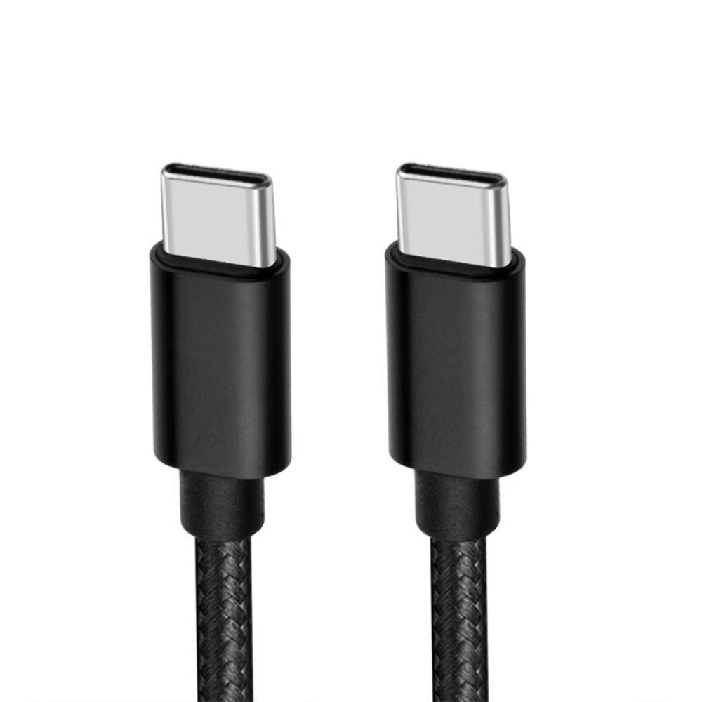 Nylon Braided USB C Cable 1M Length 90 Degree Elbow USB To Type-C Adapter for iPhone/Samsung/Tesla/Huawei/Xiaomi/MacBook