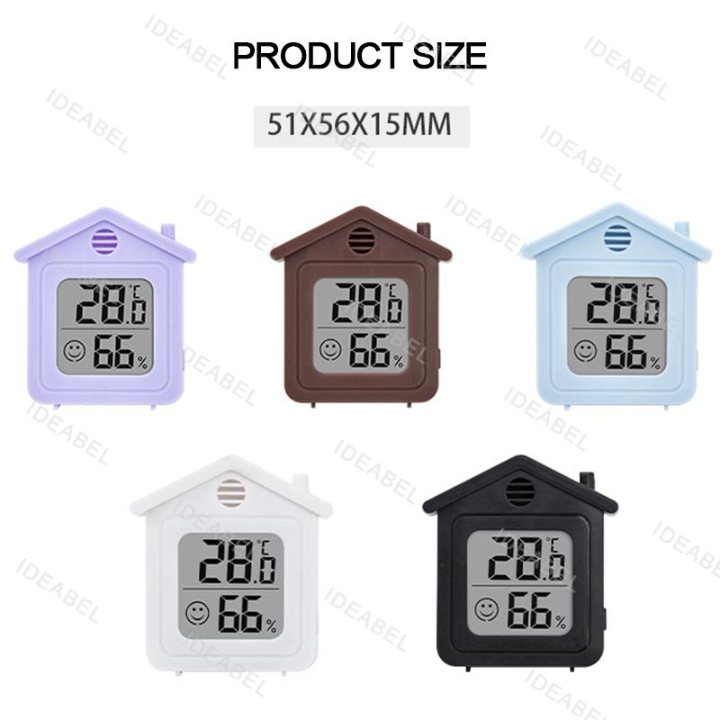 Mini İç Mekan Termometresi LCD Dijital Sıcaklık Odası Higrometre Ölçer Sensörü Nem Ölçer İç Mekan Termometresi Sıcaklık