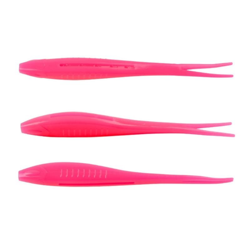 3Pcs Fork Tail Swimbaits Floating Fishing Lure Soft Artificial Baits Fishing Accessories Easy to Use