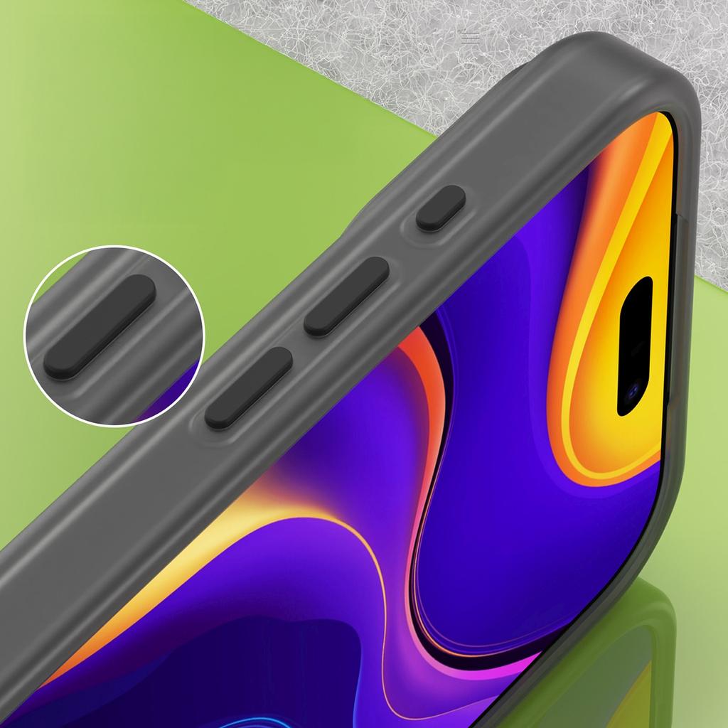 Etui Case Na iPhone 17 Pro Max Magnetic Abrasive MagSafe - Matowe Czarne