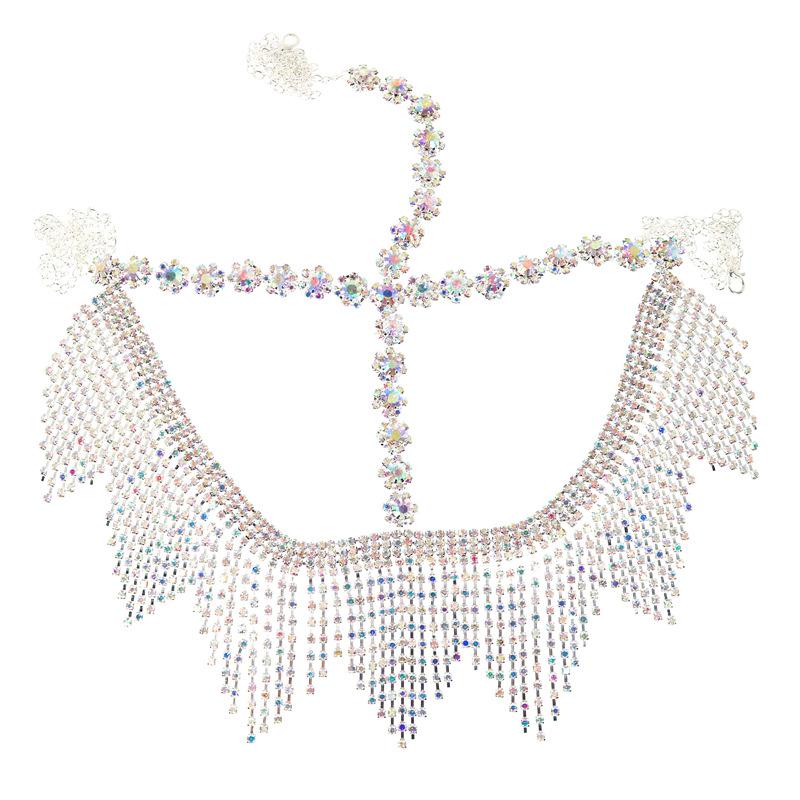 European And American Personality Claw Chain Rhinestone Mask Dinner Makeup Party Prop Mask Exaggerated Fashion Accessories Mask