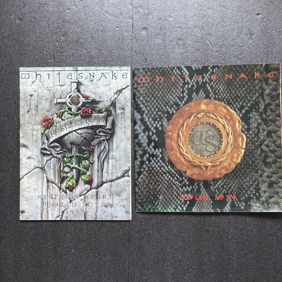 

[USED] WHITESNAKE concert program 2 book set