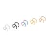 Fashion Stainless Steel Fake Piercing U-shaped Double Layer Ear Clips Lip Clip for Women Charms Ear Bone Nail Ear Cuff Jewelry
