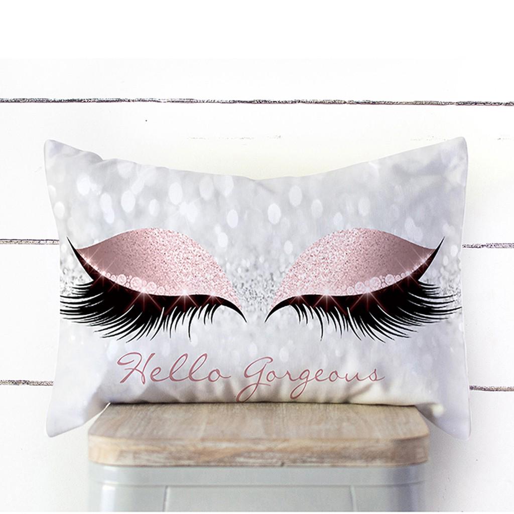 Ramidos Eyelash Out Soft Velvet Putetrekk 30x50cm Cases Cases
