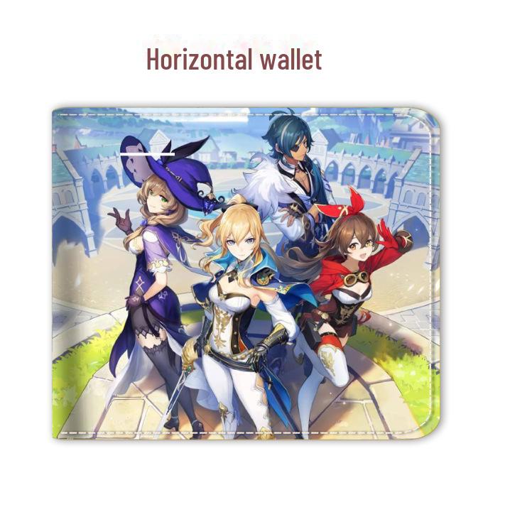 Genshin Impact Anime Game Wallet – Hochwertiges Peripherieprodukt