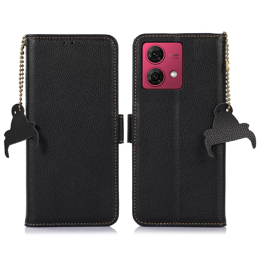 For Motorola Moto G84 5G Case RFID Blocking Wallet Stand Phone Cover