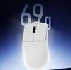 AJAZZ AJ139PV3 Wireless Gaming Mouse, Tri-Mode Large Hand E-Sports Gaming Mouse, RGB Rechargeable Base,White
