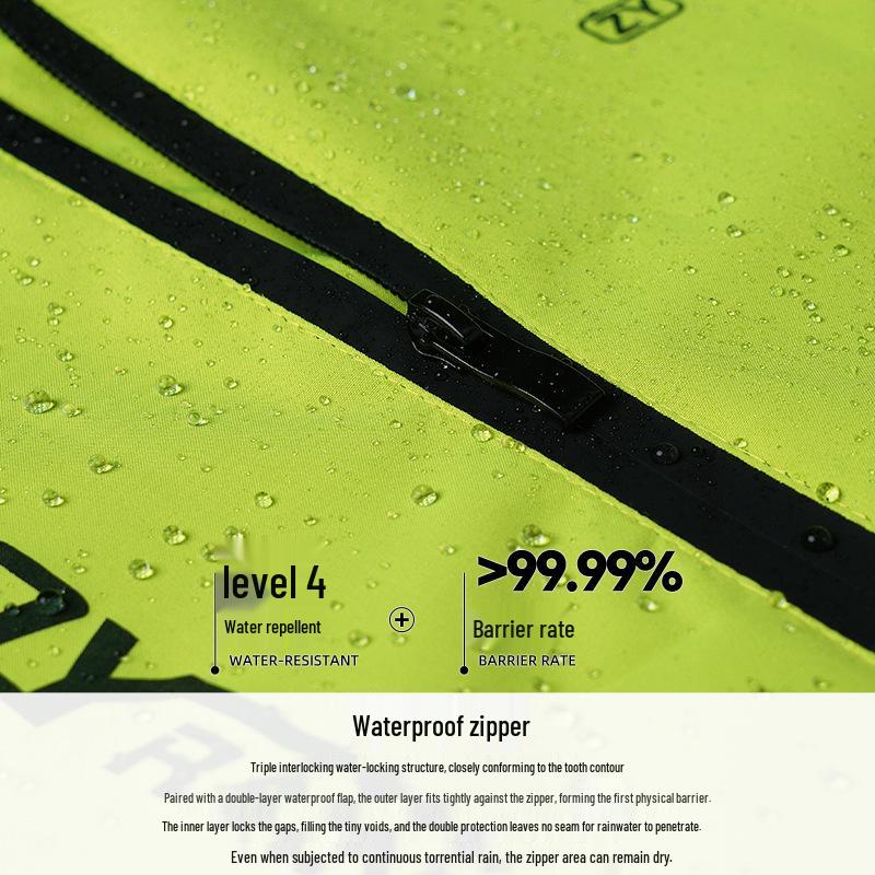 Set Impermeabile da Moto per Uomo con Pantaloni, Antitempesta, Perfetto per Ciclisti e Corriere per Consegna Cibo