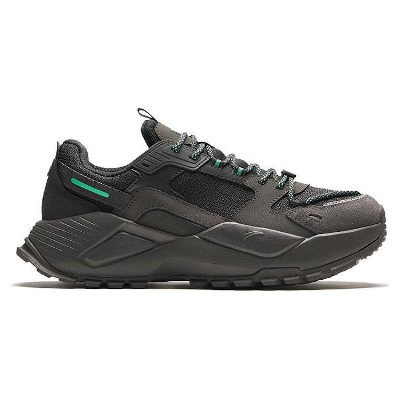 Anta Star River Shock Absorbing Wear Resistant Height Increasing Low Top Dad Shoes Men Sneakers Gray 912418848-4