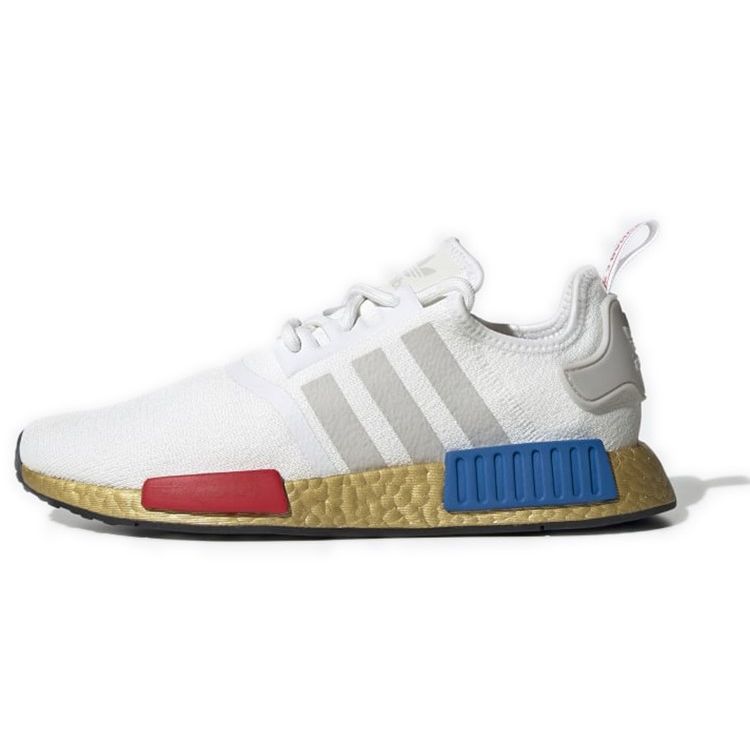 

Кроссовки унисекс adidas NMD_R1 OG Gold Boost White Cloud-White Lush-Red FV3642