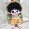 1 set Persimmon Cotton Doll's Clothes Bear Hat Plush Doll Clothes  Children's Gift