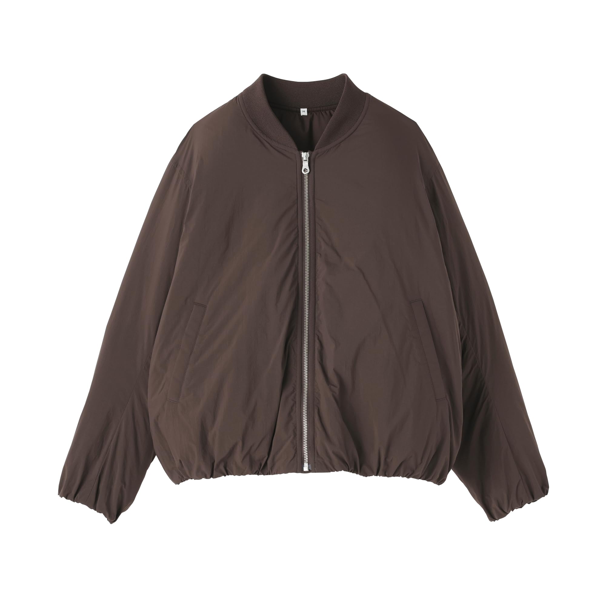 

MUJI Fluffy Padded Dark Size XL Women s Blouson, BD117A5A, Brown,