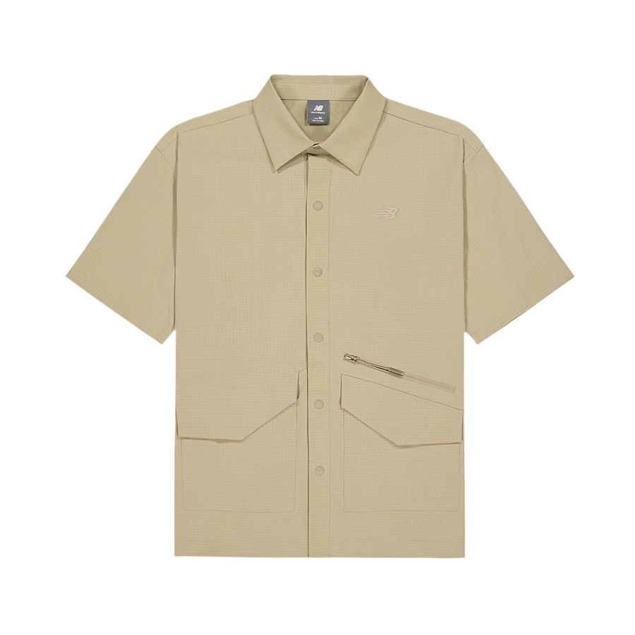 New Balance Shirt Men s Woody Brown AMJ52304-SOT M