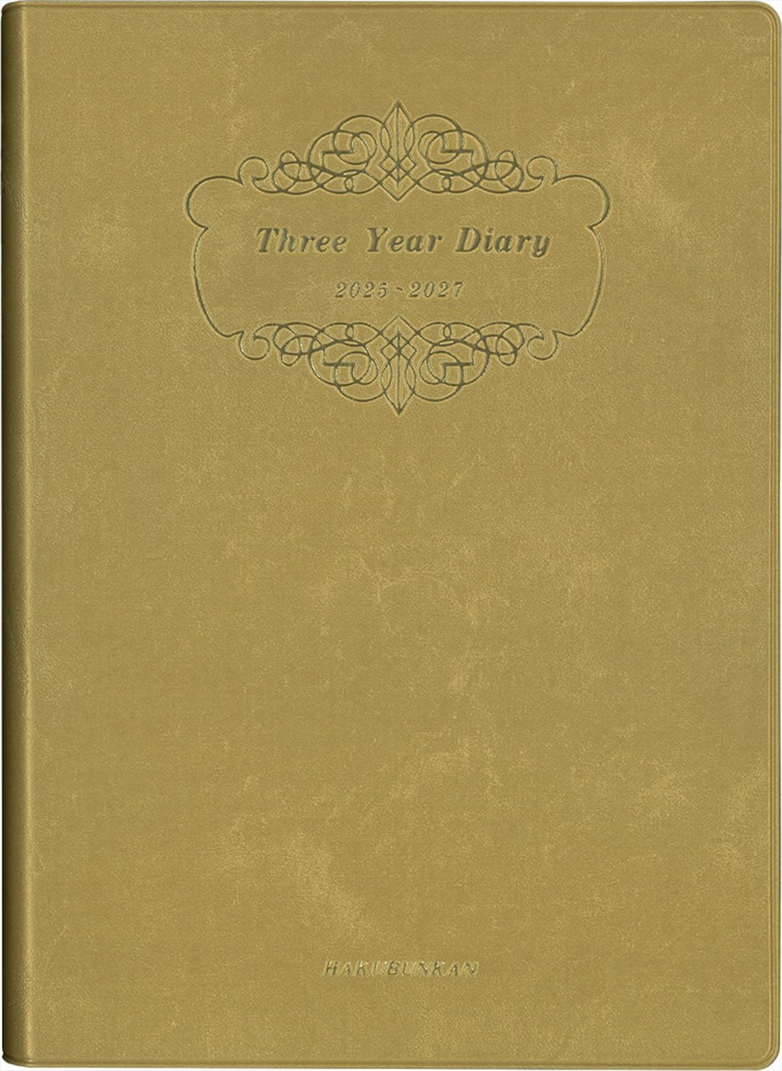 

Hakubunkan Diary 2025 A5 Diary Soft Edition Gold January 3-year No.260 (Starts 2025)