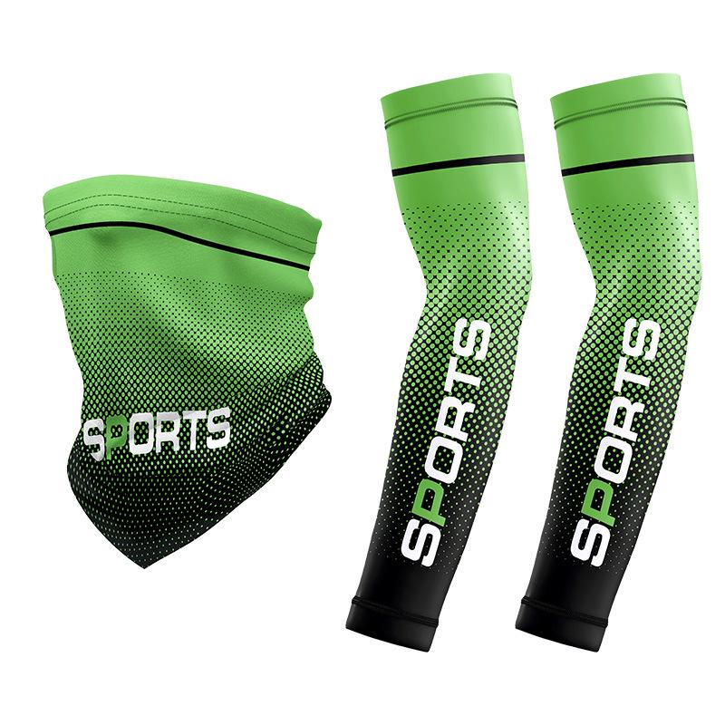 Men's Ice Silk Arm Sleeves - Cool Sun Protection for Summer Cycling, Outdoor Motorcycling, and Fishing