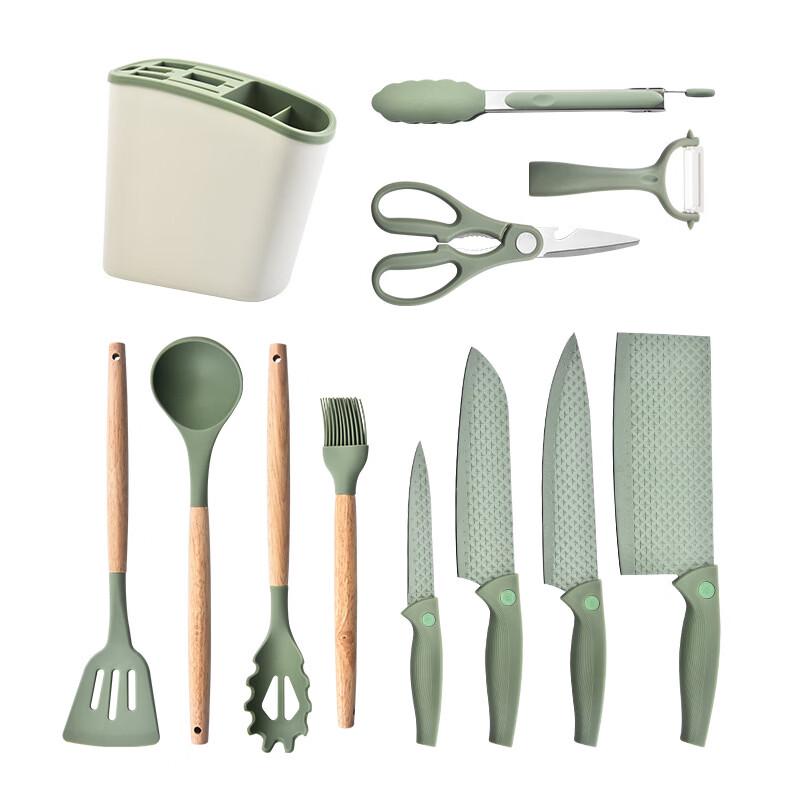 

Ruhan Silicone Kitchen Knife and Utensil Set