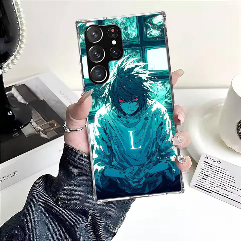 N-Note D-Death L Lawliet Soft Phone Case For Samsung Galaxy S22 S23 S24 S25 Edge S26 Ultra S20 FE S21 Plus + Fundas Coque Galaxy