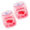 2Pcs Double-Sided Binder Clip Creative Drinks Memo and Snack Bag Clips