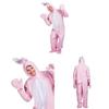 Pink Bunny Costume For Adults With Polyester Material For Cosplay And Halloween Parties