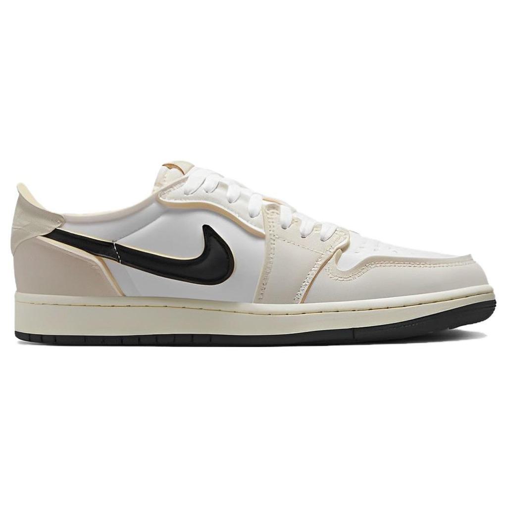 Air Jordan 1 Retro Low OG EX Coconut Milk Men Sneakers Cream White Black DV0982-100