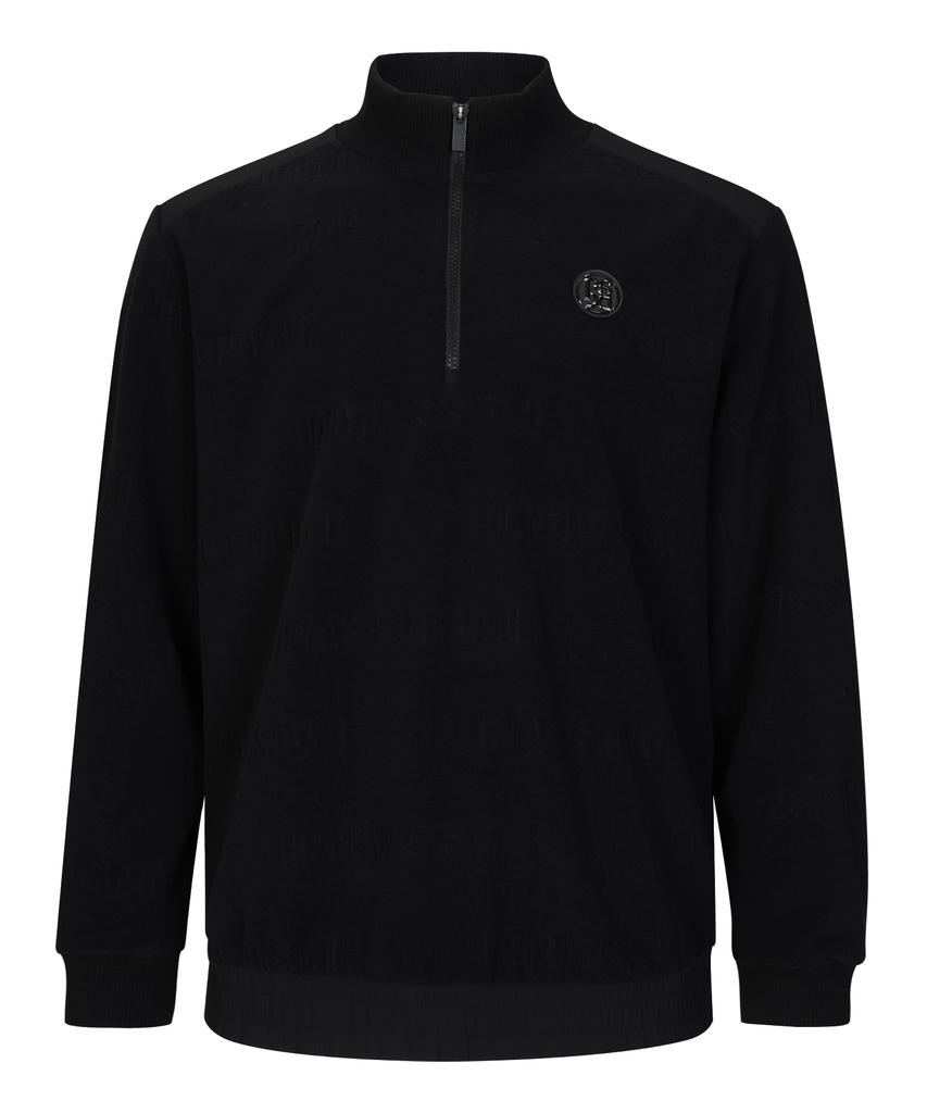Pasadigolpeu Back Woven Patch Windbreaker Half Zip