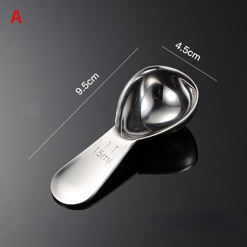 15ML Metal Measuring Spoon Multifunction Coffee Scoop Stainless Steel Coffee Tea Tablespoon