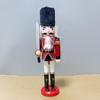 1Pcs 30Cm Cartoon Walnut Soldier Home Decoration Christmas Ornament Wooden Nutcracker Puppet Desktop Decor