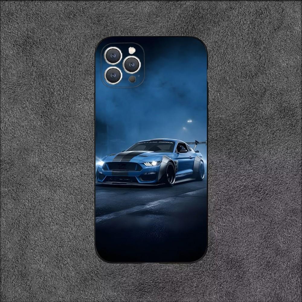 S-ShelbyS M-MustangS GT Phone Case For iPhone 16,15,14,13,12,11,Plus,Pro Max,XS,X,XR,SE,Mini,8,7 Soft Silicone Black Cover
