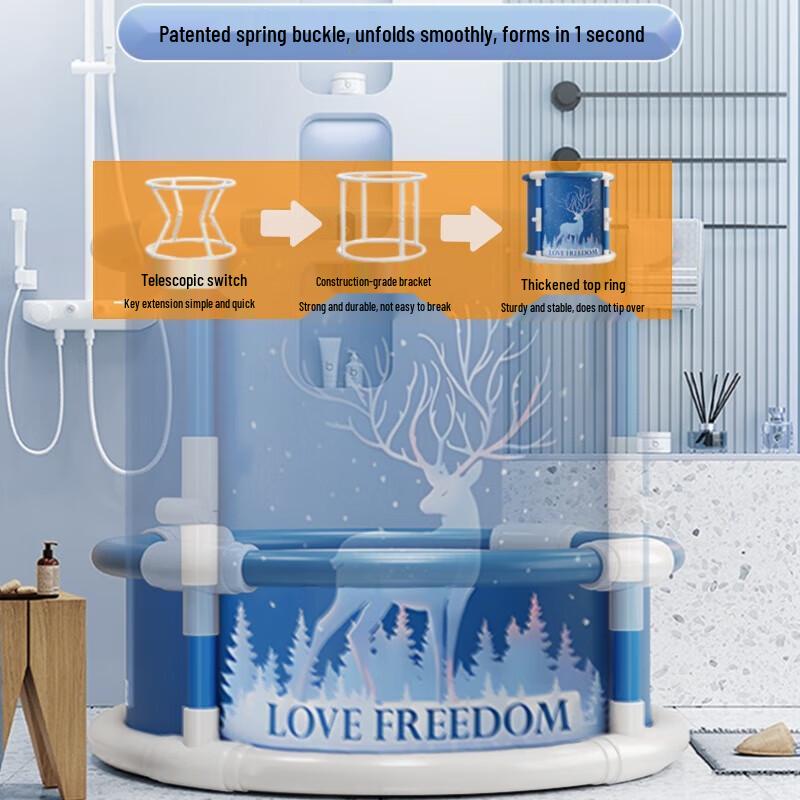 Foldable Portable Bathtub for Adults and Kids