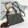 2025 New Vintage Square Handbag for Women Retro Mini Shoulder Bag Fashion Crossbody Purse Casual Classic Small Top Handle Bag
