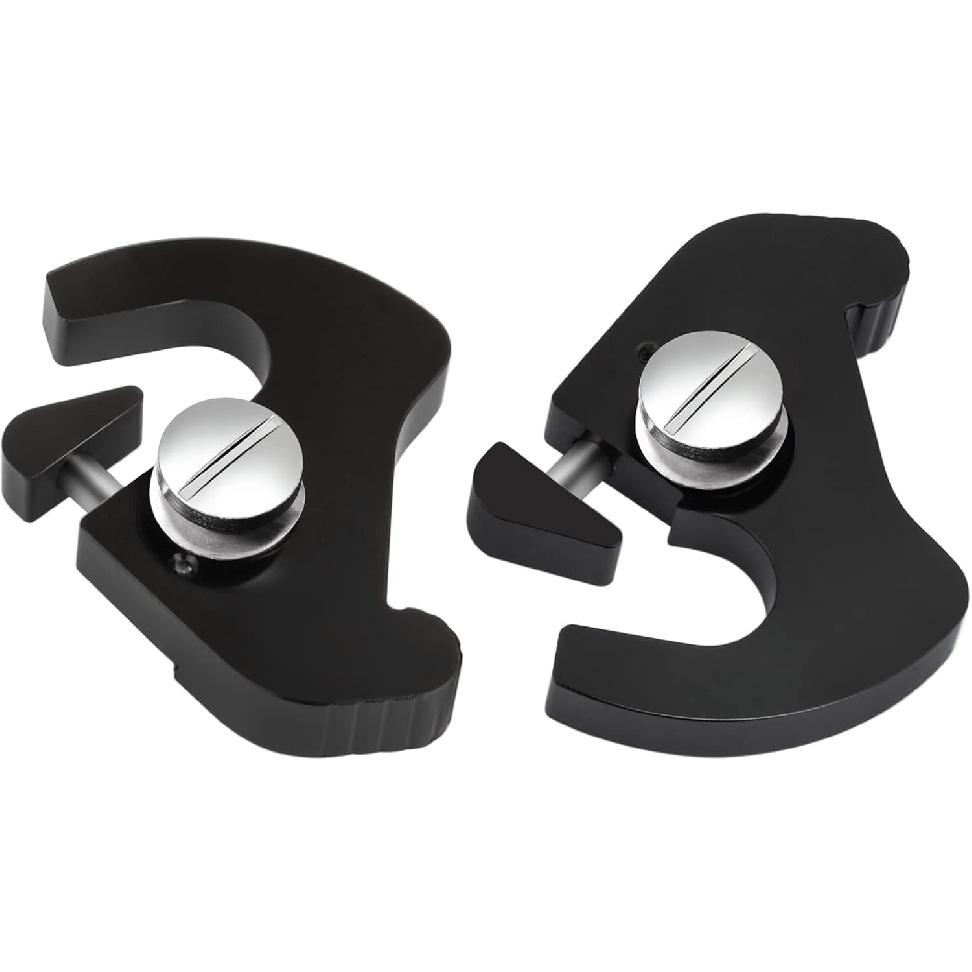 PBYMT Black Detachable Mounting Luggage Rack Clips Sissy Bar Latch Clips Fit For Harley Davidson Softail Sportster Touring Street Glide Road King