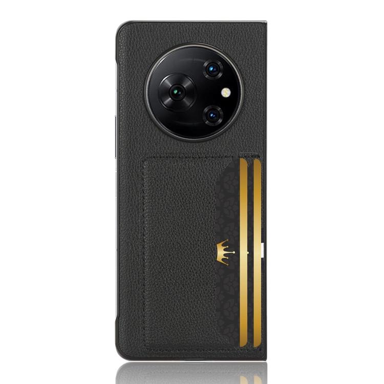 Litchi Texture Card Slots Back Cover Phone Case