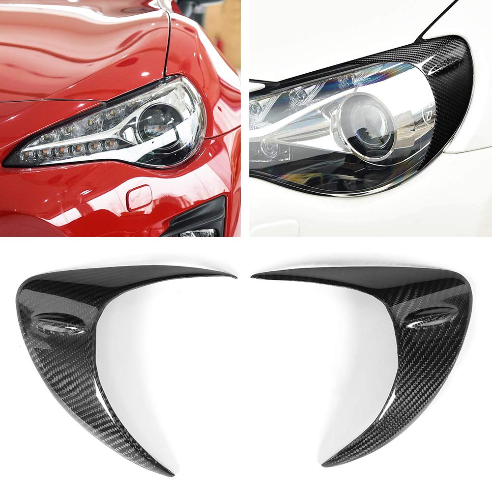 Eyelid Eyelid Cover Headlight Eyebrow Carbon Fiber Headlight Trim Retain Appearance Easy Installation Practical