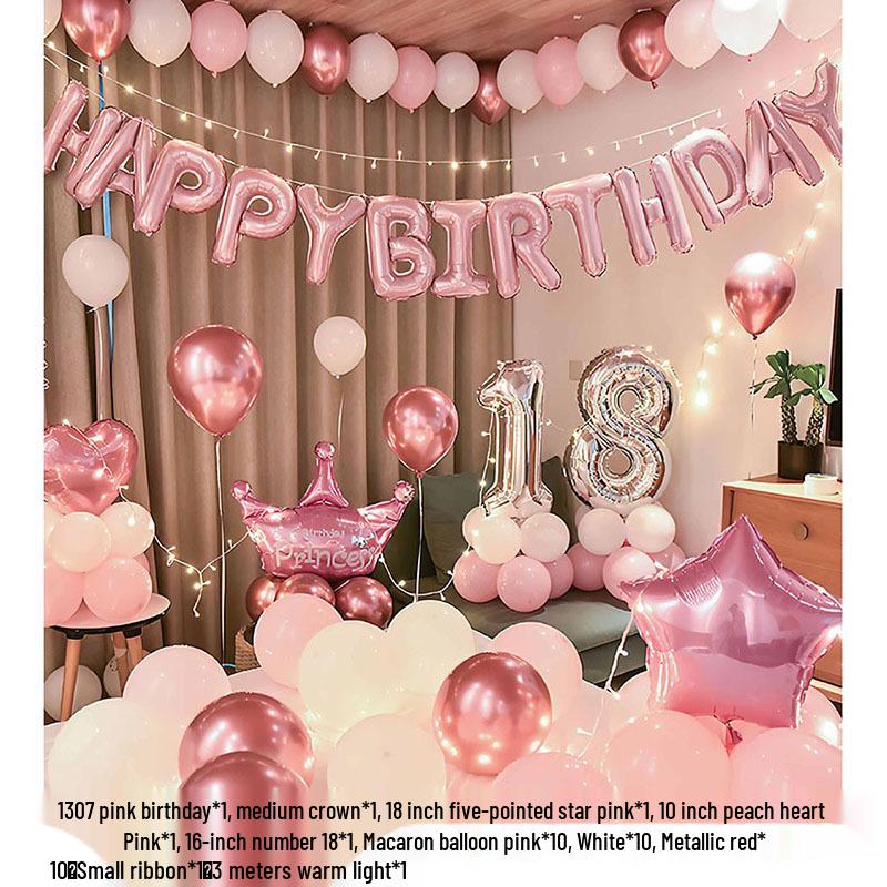 Geburtstagsdeko Ballon-Set für Kinder - Themen-Hintergrund mit Folienballons