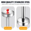 Meat Pounder Flattener Food Grade Stainless Steel Kitchen Meat Mallet Large Round Meat Mallet Tenderizer Tool Rust Proof Chicken