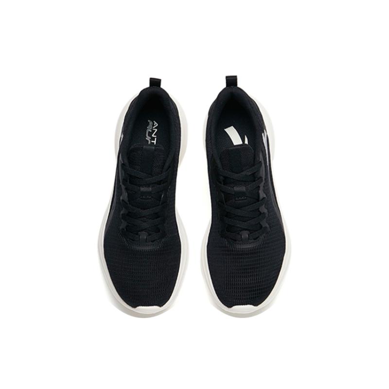 Anta Running Collection Cushioning Lightweight Wear-Resistant Slip-Resistant Low-Top Running Shoes Women's Black Sneakers