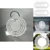 Aluminum Diy Heat Transfer 3d Wind Chime Hanging Ornament For Home Decor And Gift
