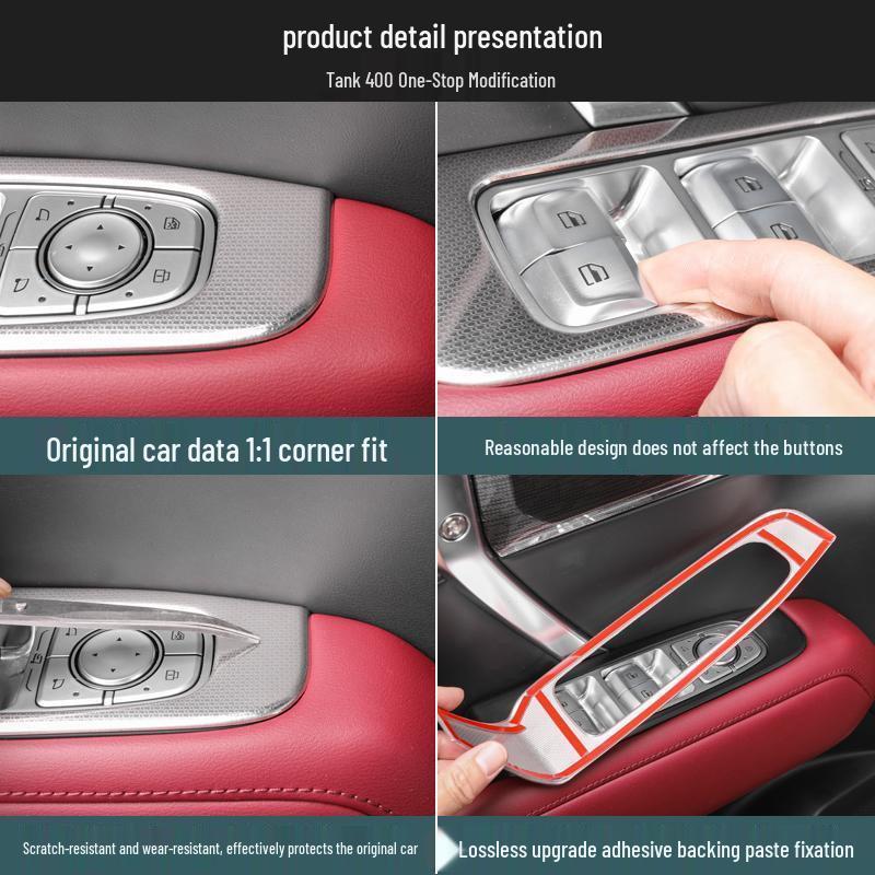 Decorative Tank 400 Hi4-T Switch Panel & Gear Frame Trim Set