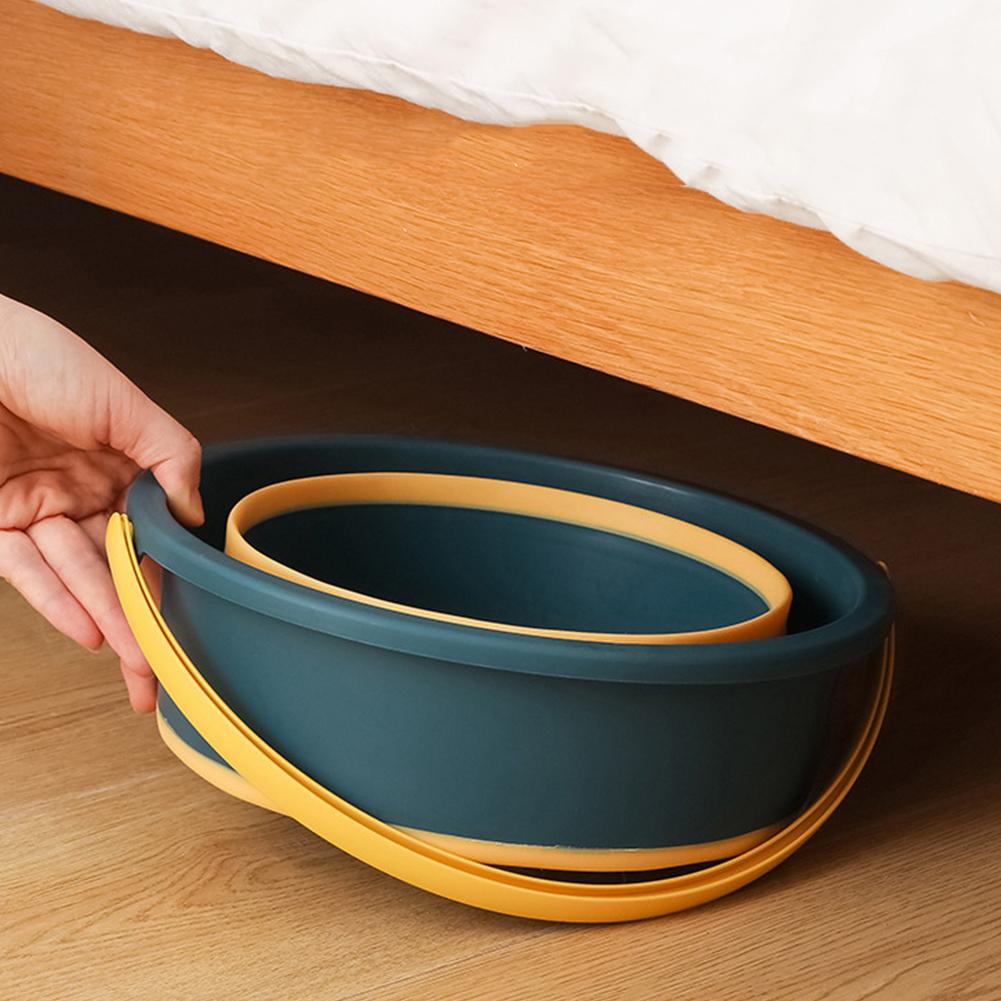 17-5L Collapsible Plastic Bucket Water Bucket Folding Handy Bucket for Bathroom Kitchen Camping Car House Washing Water Bucket