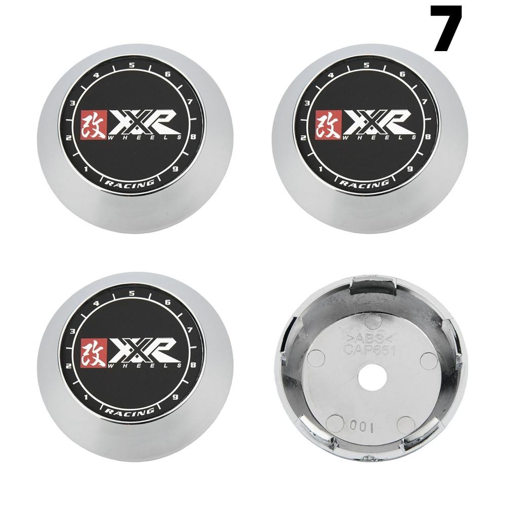 1Set/4PCS 65MM & 68MM Cap For Rims SSR XXR Emblem Wheel Center Cap Sport Car Logo Wheel Cover Hub Caps
