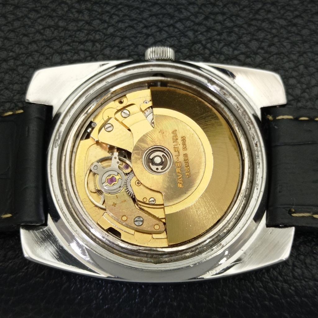 GEBRAUCHTE HERREN FAVRE LEUBA GENEVE DUOMATIC SCHWEIZER HIMMELBLAUES ZIFFERBLATT UHR a432159-2 R110-a432159