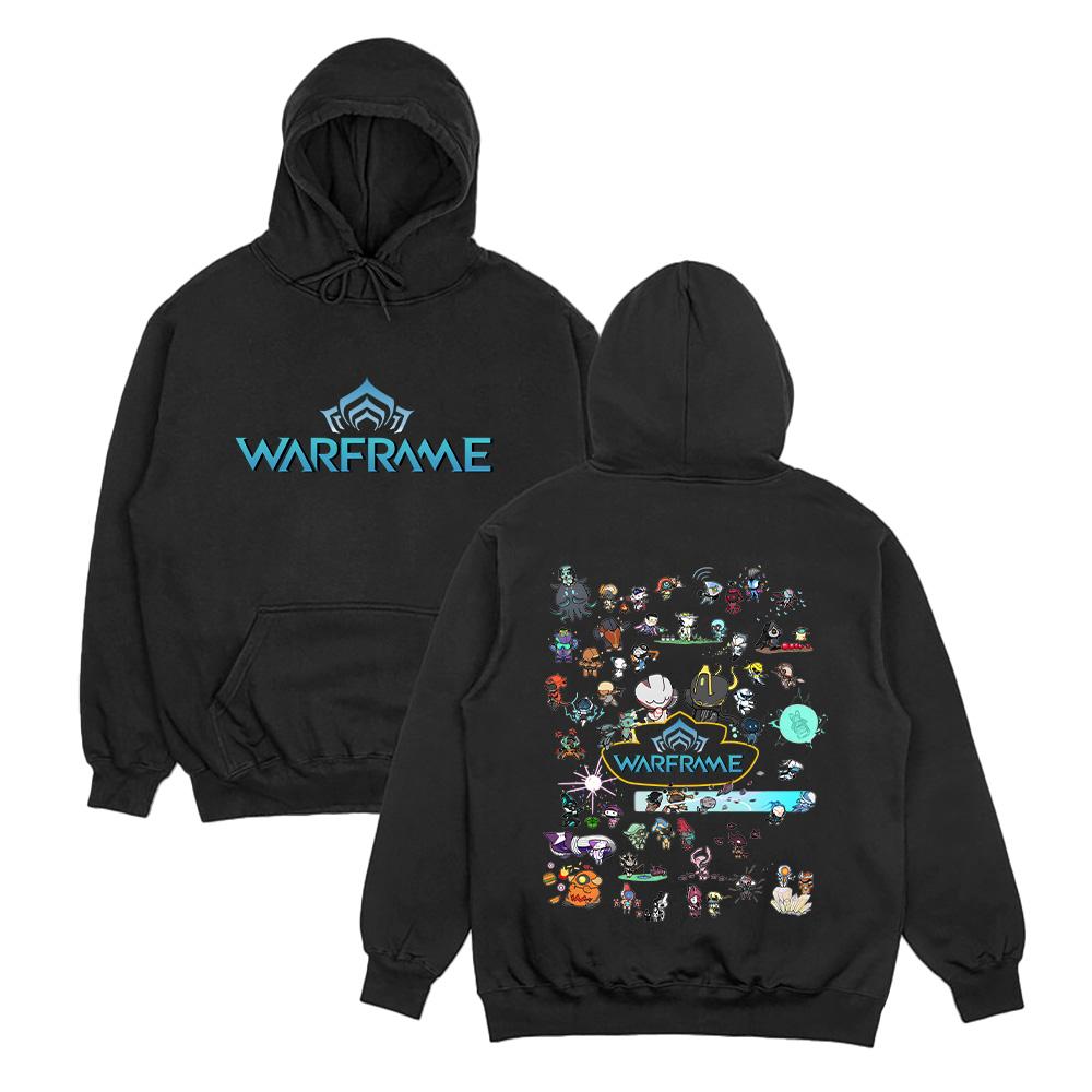 Warframe Premium Anniversary Hoodies Fashion High Street Loose Sweatshirts Long Sleeve Women Men Pullover Comic Casual Tops