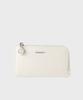 Rainbee Occo Zip Coin Card Wallet_ Ivory