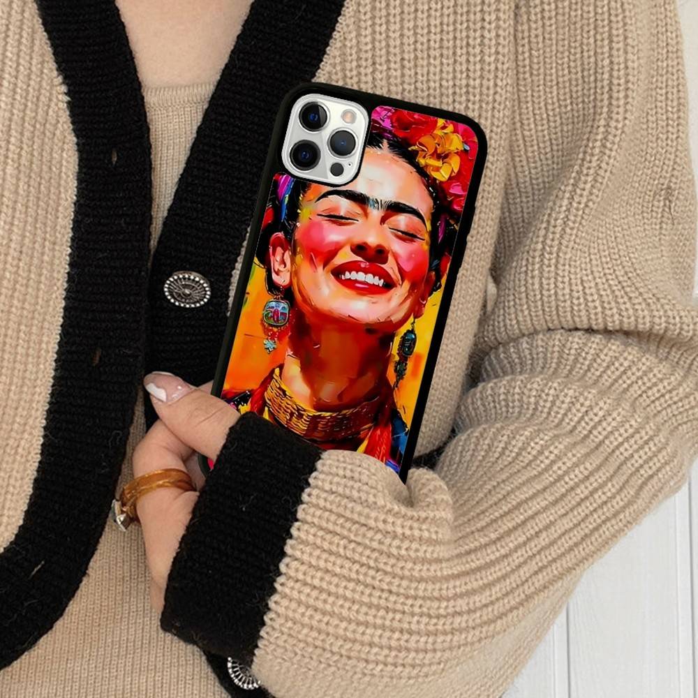 

Fashion F-Frida K-KahlosS Phone Case For Iphone 11 12 13 14 15 Pro Max 17 16 Plus Hard PC+TPU Back Cover iPhone 12 pro