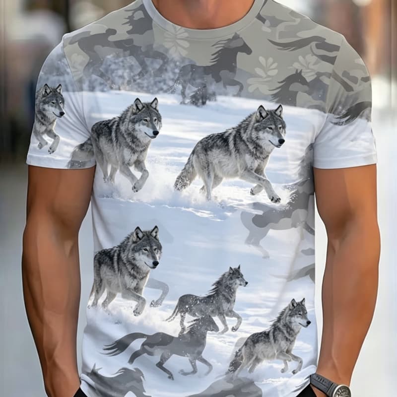 

Round neck short-sleeved T-shirt top, comfortable and breathable fabric, casual and sports style S